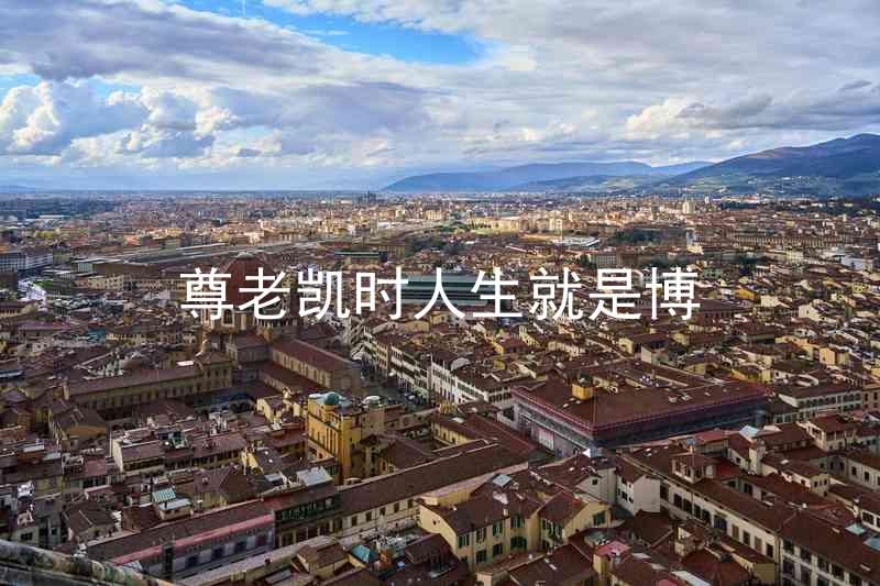 尊老凯时人生就是博